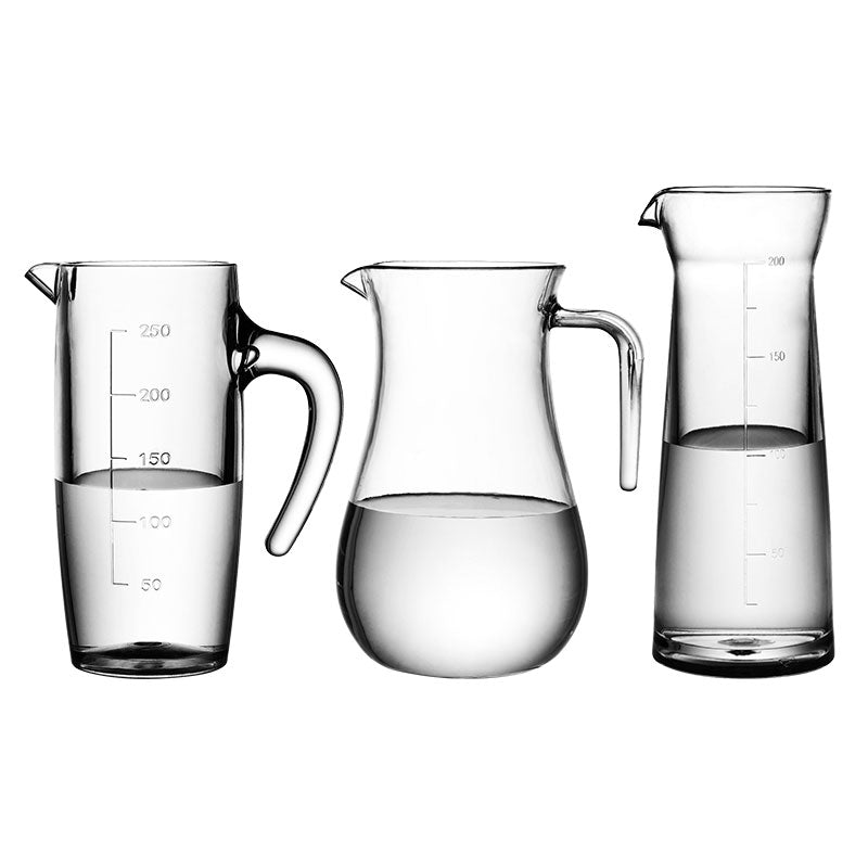 Thickening Glass Pitcher with Handle,Water Pitcher with Precise Scale Line