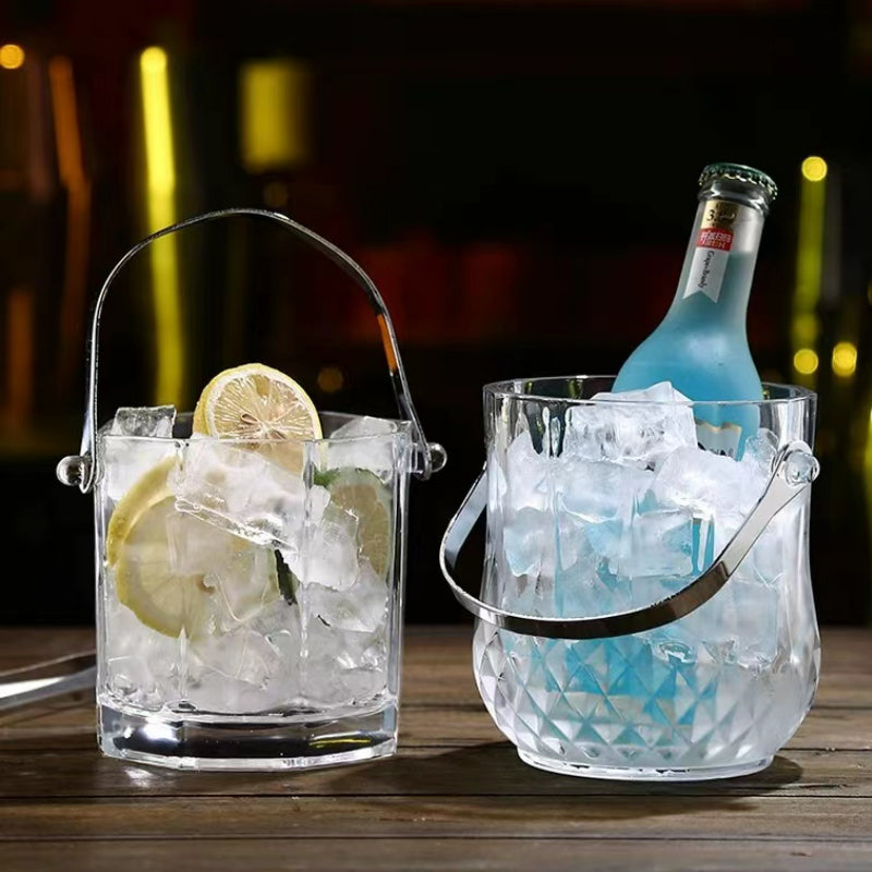 High Quality Fancy Glass Ice Bucket