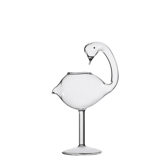 Swan Cocktail Glasses 180ML,Creative Drinking Glasses Unique Wine Glasses Margarita Glass Goblet