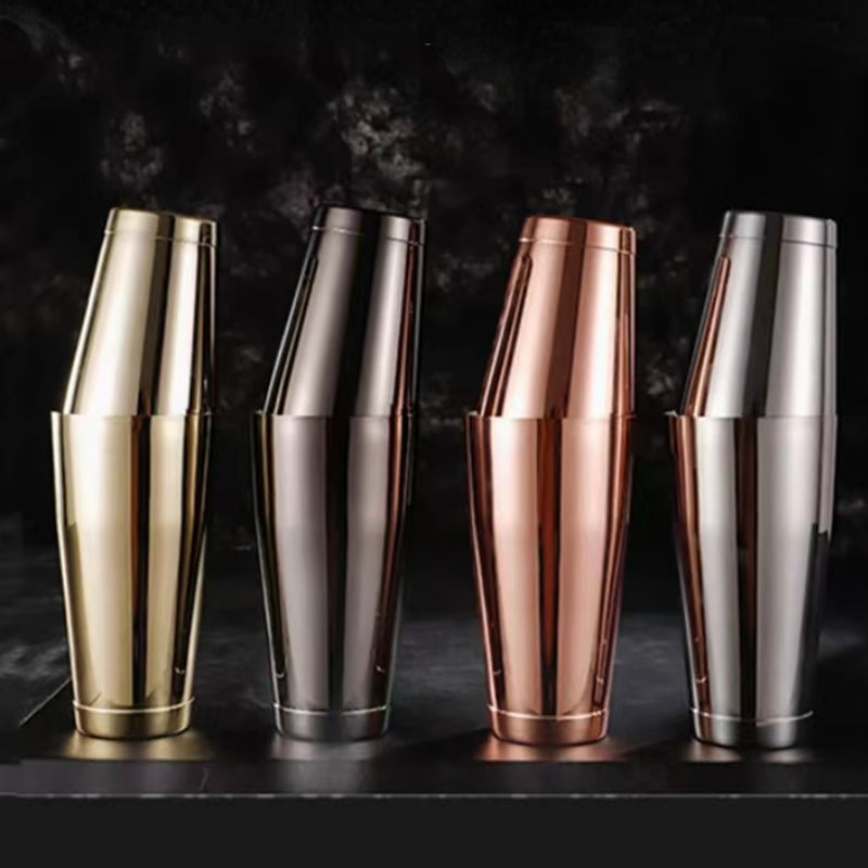 Martini Drink Shaker Stainless Steel Pro Copper Boston Shaker for Bar