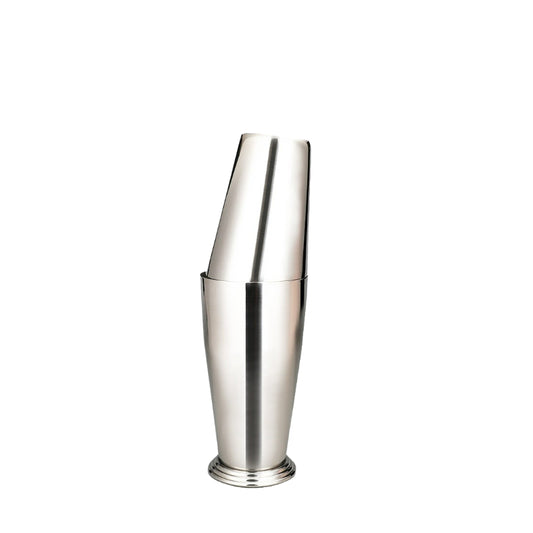 24oz&21oz Stainless Steel Tin Boston Shaker with Stepwise Base