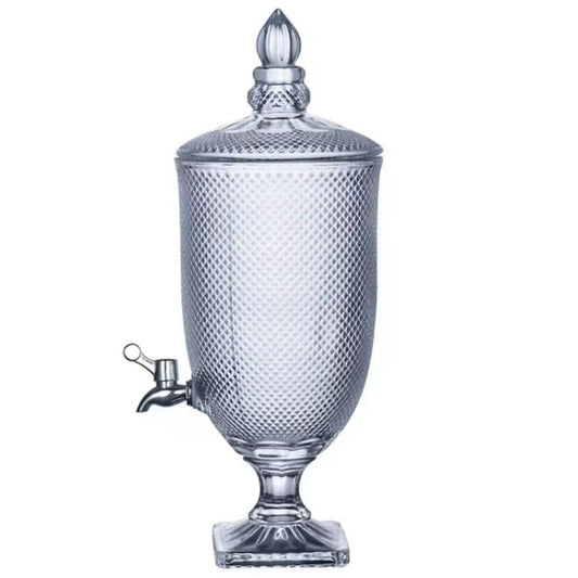 3.0L Glass Dispenser, Glass Drink Dispenser for Hotel, Bar and Restaurant
