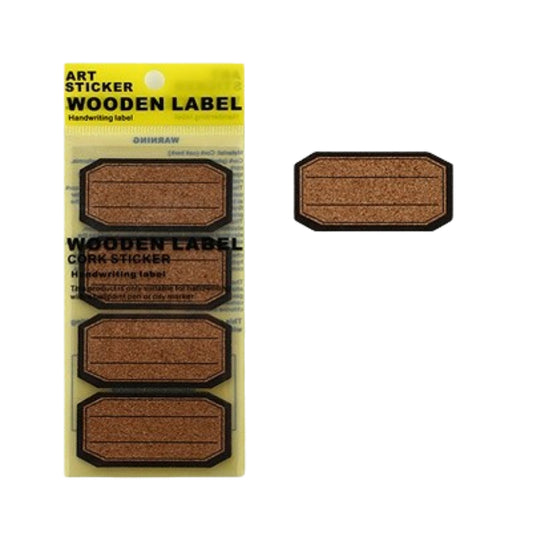 Octagon-Single Sided Adhesive Sticker Label for Bar Bottle