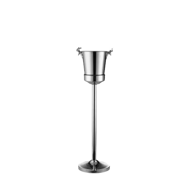 Drink Ice Bucket Stainless Steel Deer Head Ice Bucket Beer Wine Beverage Champagne  Gold Ice Bucket with Stand