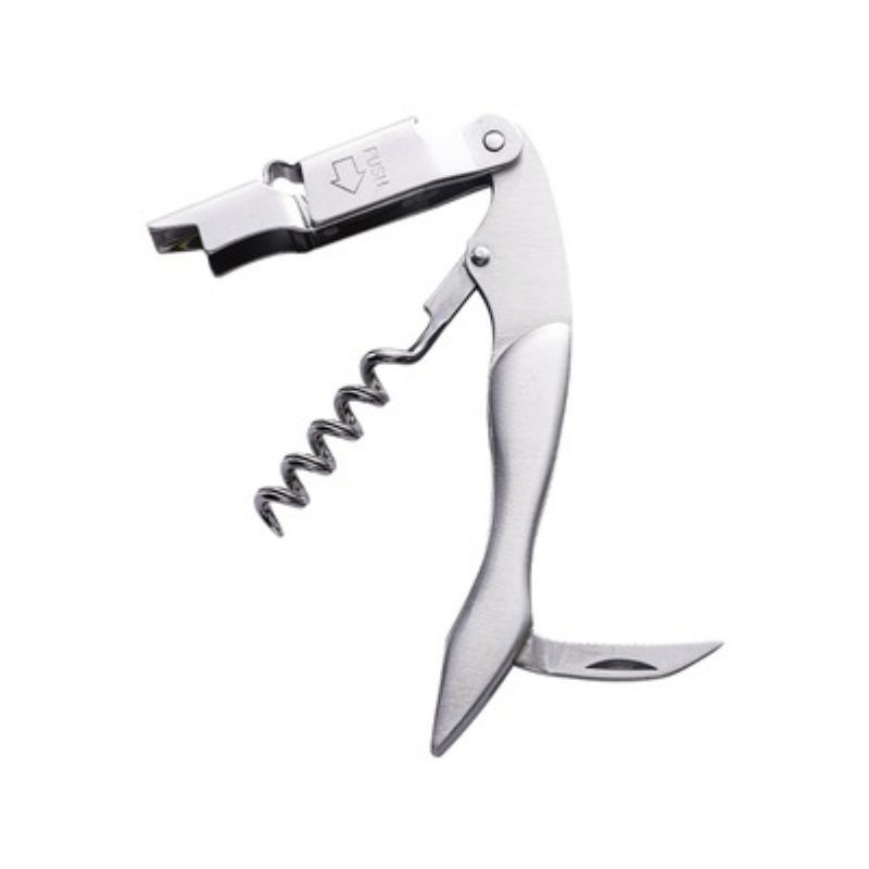 Custom Stainless Steel Wine Opener Wine Bottle Opener Boomerang Folding Waiters Opener