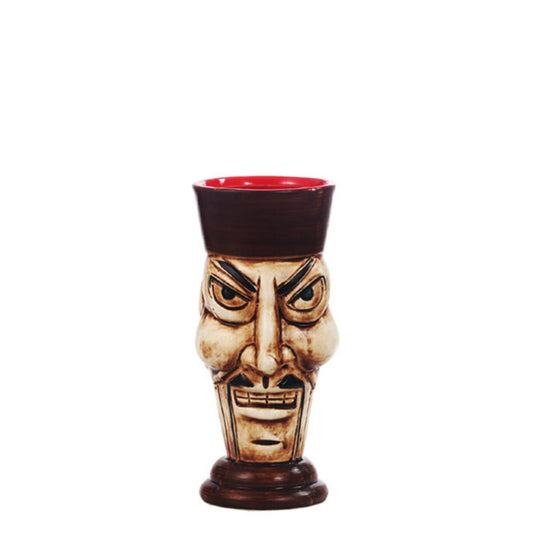 Tiki  Drinkware-Cocktail  Tiki Mugs-Handmade Painting the diiference Shape Design Ceramic Tiki Mug