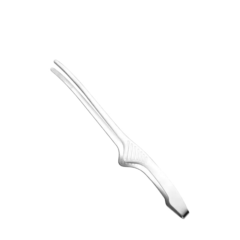 Stainless Steel Garnish Tongs Kitchen Tools Food Non-Slip Garnish Tongs for Bar