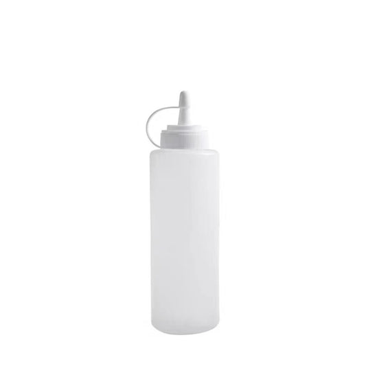 Food Grade Plastic Ketchup Honey Squeeze Packaging Bottles for Honey with Silicone Valve Cap