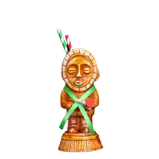 Bar Tiki Cup Personality Hawaiian Cocktail Cup Creative Cup Ceramic Cup Tiki Big Face Doll Cup