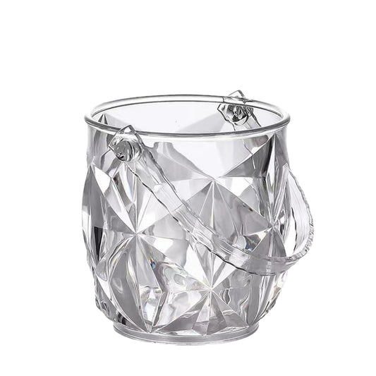 Home Commercial Acrylic Diamond Ice Bucket for Bar