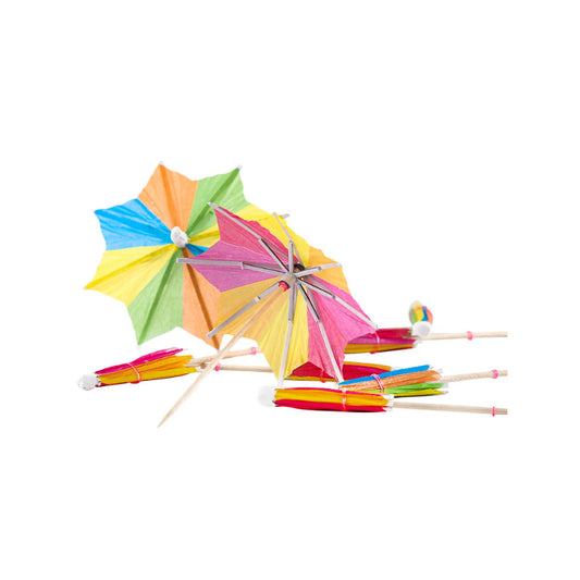 Small Umbrella Sign Flower Paper Umbrella Sign Cocktail Sign Fruit Umbrella Sign Cake Creative Decoration Sign
