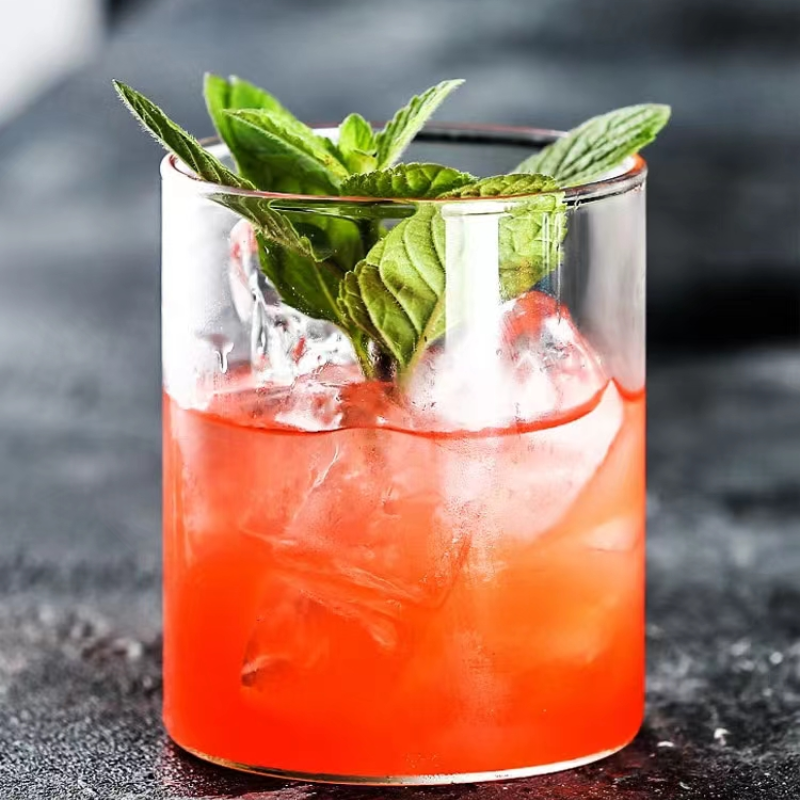 290ML Low Ball Glasses for Water,Juice,Milk,Cocktails, Beer and More, Elegant Bar Glassware