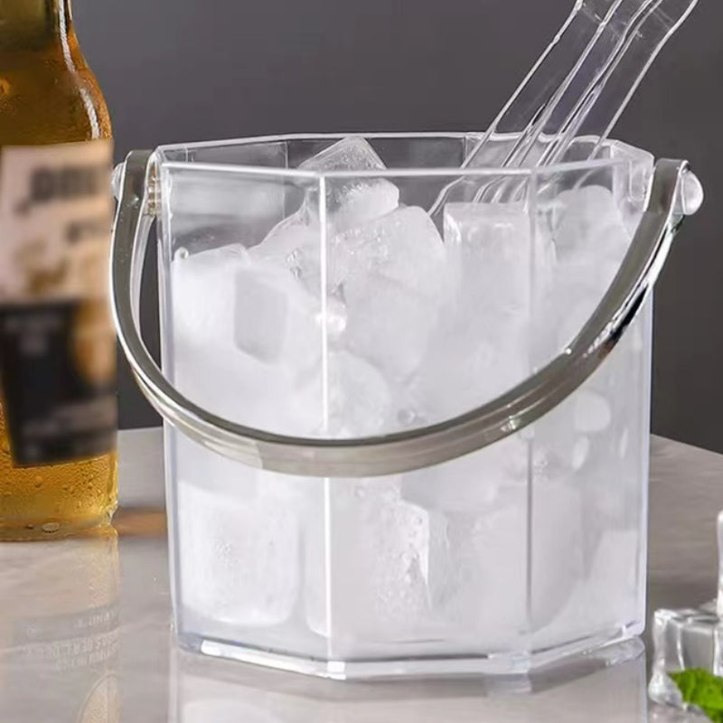 High Quality Fancy Glass Ice Bucket