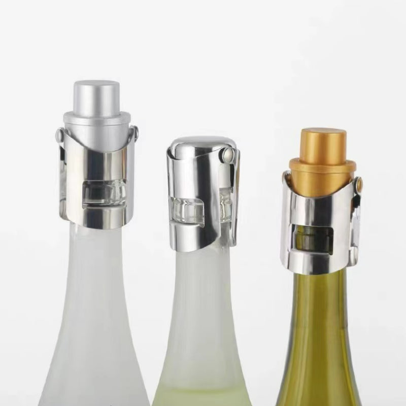 Stainless Steel Wine Stopper Vacuum Wine Stopper Bottle Champagne Stopper Bar Tool