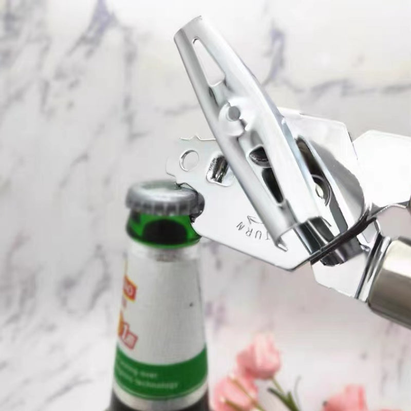 Bar Tools Stainless Steel Bottle Opener Safety Smooth Edge Can Opener for Bar