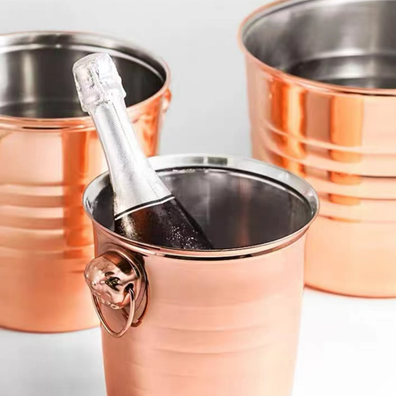 3L/5L/7L Tiger Shaped Ice Bucket Stainless Steel Bucket Wine Ice Bucket