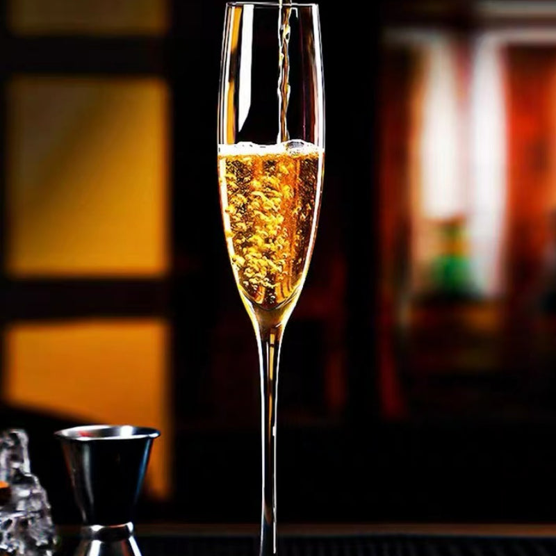 165ml-Charming Crystal Champagne Glasses Sweet Wine Glasses for Wedding