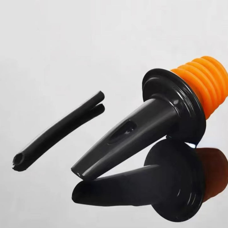 Liquor Pour Spout Set Stainless Steel Drink Pourer Spouts for Liquor Shot Pourer Spout with Long Dust Caps Dispenser