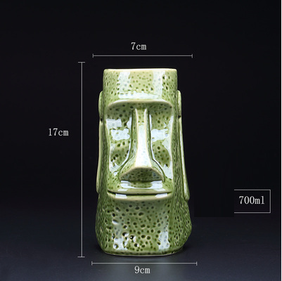 Bar Tiki Cup Personality Hawaiian Cocktail Cup Creative Cup Ceramic Cup Tiki Cup