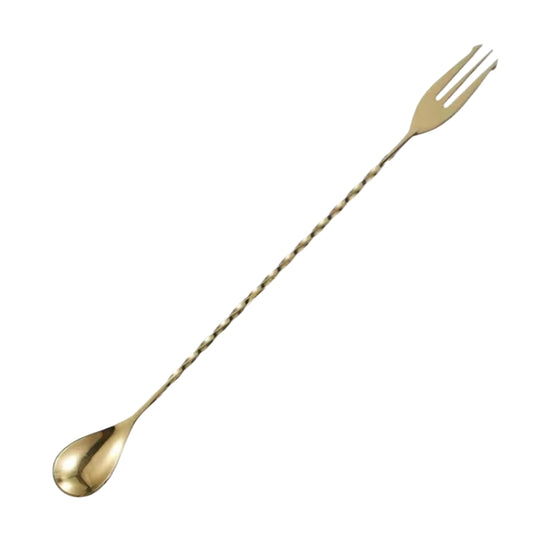 Multi-functional 50.0cm Long Stainless Steel Trident Mixing Bar Spoon