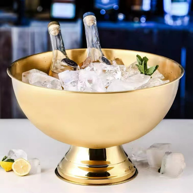 Modern Insulated Wholesale Bucket New Style Stainless Steel Ice Bucket for Bar