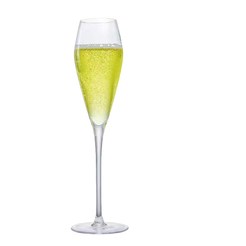 Wholesale Handmade Champagne Glasses Clear Lead Free Crystal Champagne Glasses Red Wine Glasses