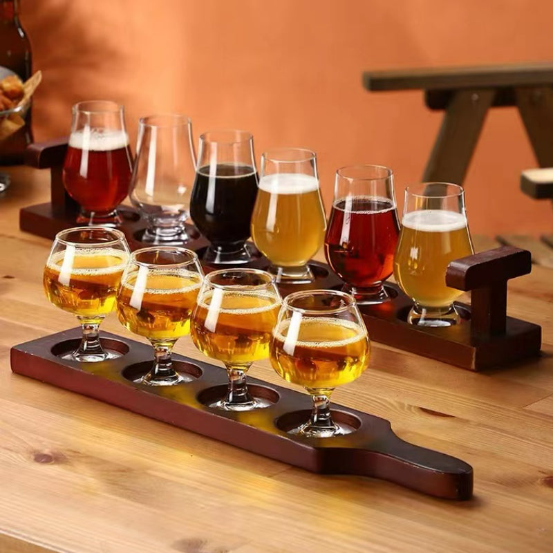 Handmade 18" Natural Shot Glasses Holder