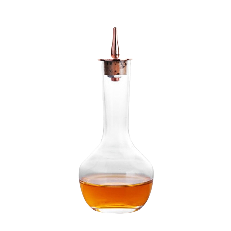 Cork Bitters Bottle Oak Stopper Dropper Bitters Glass Bottle 95ml