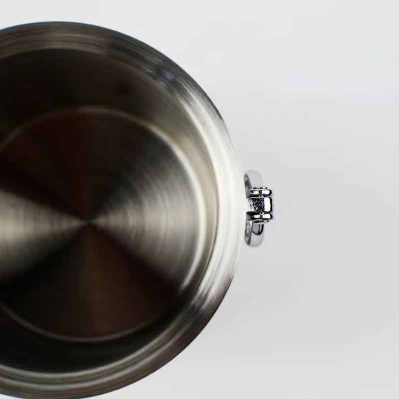 Custom Large Insulated Ice Bucket Stainless Steel Champagne Wine Beer Ice Bucket with Lid Tongs
