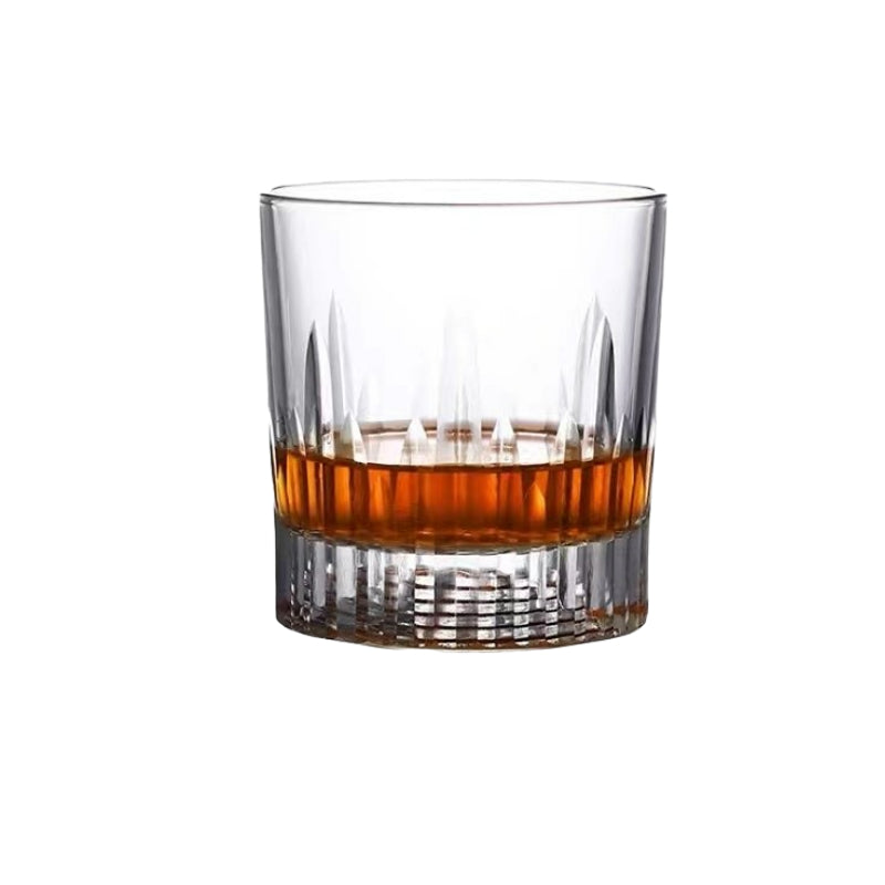 Vintage Thick Bottom Crystal Glass Whiskey Glass