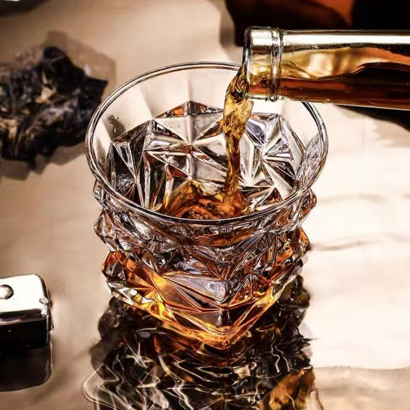 Hotel Whisky Glass Bar Customized Spirits Glass Household Drinking Wine Glass Whiskey Rocks Glasses