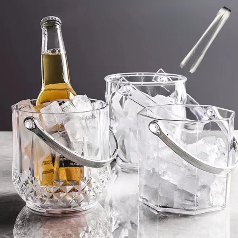 Acrylic Octagon Ice Bucket High Value Commercial Ice Bucket for Bar