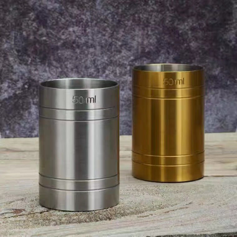 Measuring Cup Custom Insulated Stainless Steel  Cocktail Bar Jigger