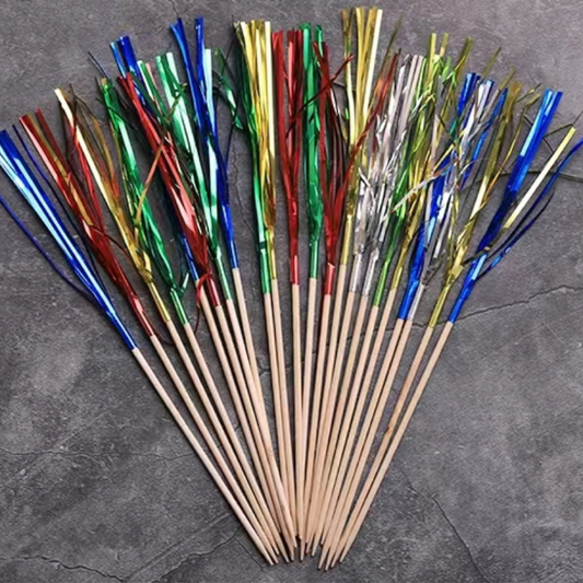 Fruit Stick Flower Stick Cocktail Decoration Firework Stick Disposable Creative Mini Art Toothpick