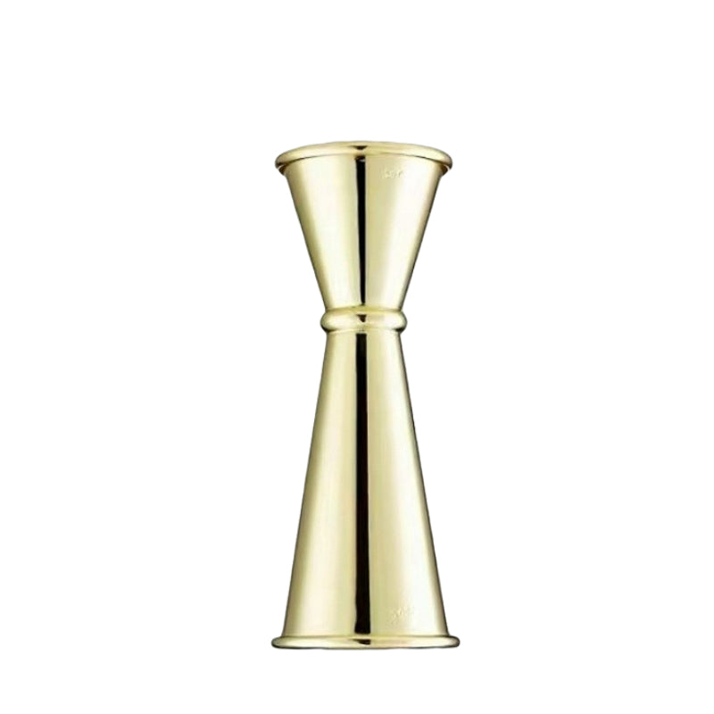 Japanese Style 30ml/60ml Double Gold Jigger Measuring Cup Stainless Steel Jigger Bar Tools