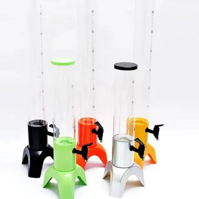 Drinks Dispenser Beverage 1.5L Liter Pull up Portable Drinks Dispenser for Home Hotel Catering