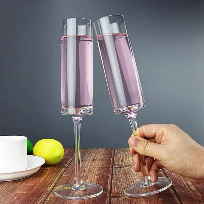 Crystal Lead-free Hand Blown Champagne Glasses  Red Wine Goblet
