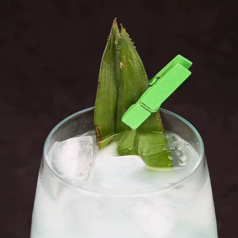 Colorful Wooden Clip-Cocktail Creative Decorative Clips, Cocktail Colorful Decorative Clips