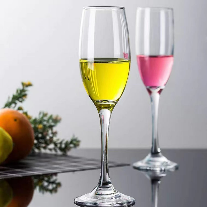 Champagne Glasses Crystal Stemware Long Stem Glasses Tulip-shaped Champagne Glasses