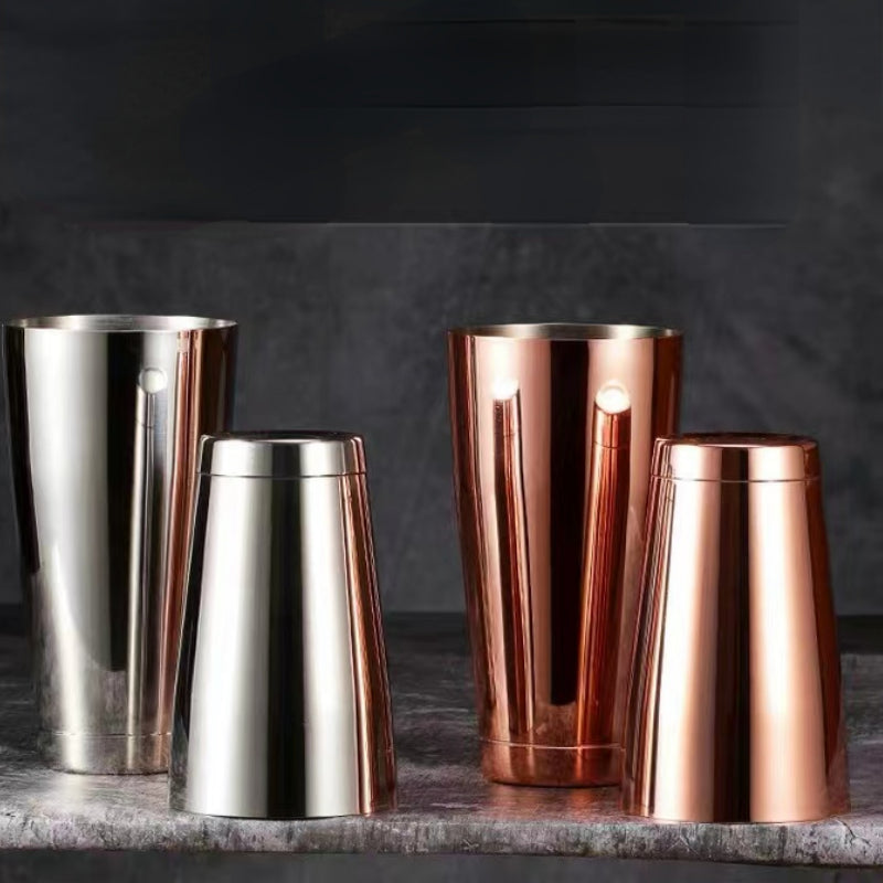 Professional Bartender Customized Engraved Boston Wine Mixer Shaker Cocktail Shaker  for Bar