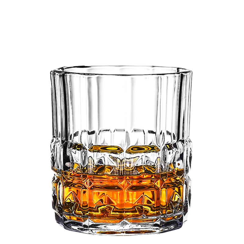 Hand Blown Handmade Embedded Original Real Whisky Glass for Gift