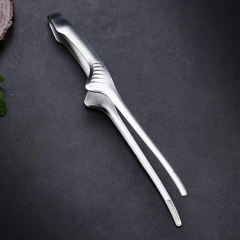 Stainless Steel Garnish Tongs Kitchen Tools Food Non-Slip Garnish Tongs for Bar