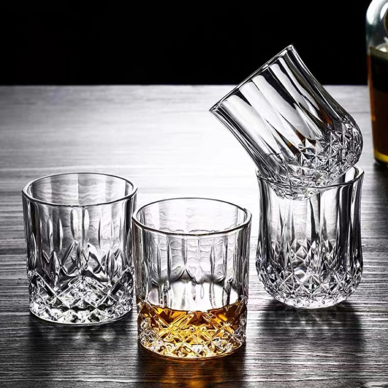 Unique Diamond Whiskey Glass Crystal Whiskey Tasting Glass Cup