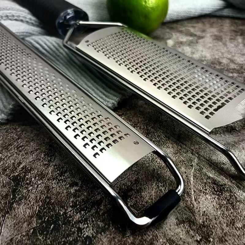 Kitchen Professional Cheese Chocolate Grater Durable Rust-Proof Lemon Zester Grater with Handle Stainless Steel Vegetable Grater
