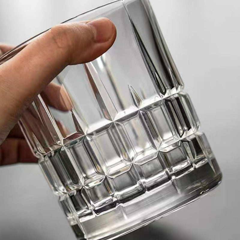 Extravagant Handmade Noble Glass Bottle Crystal Whiskey Glass