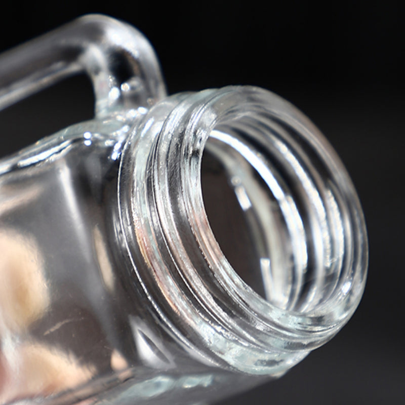 Creative Mason Cup Portable Handle Cocktail Cup Mini Cock Cup Bar Glass Bullet Cup Tray Set