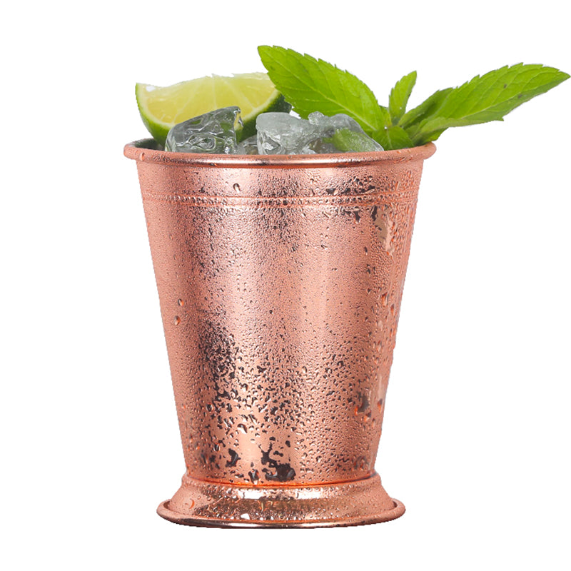 Solid Copper Mint Julep Cup Mirror Polished Classic Design High Quality for Bar