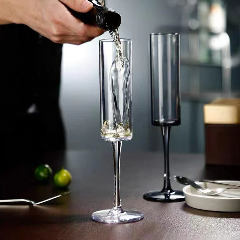 Crystal Lead-free Hand Blown Champagne Glasses  Red Wine Goblet