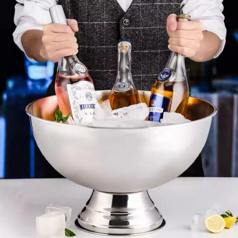 Modern Insulated Wholesale Bucket New Style Stainless Steel Ice Bucket for Bar