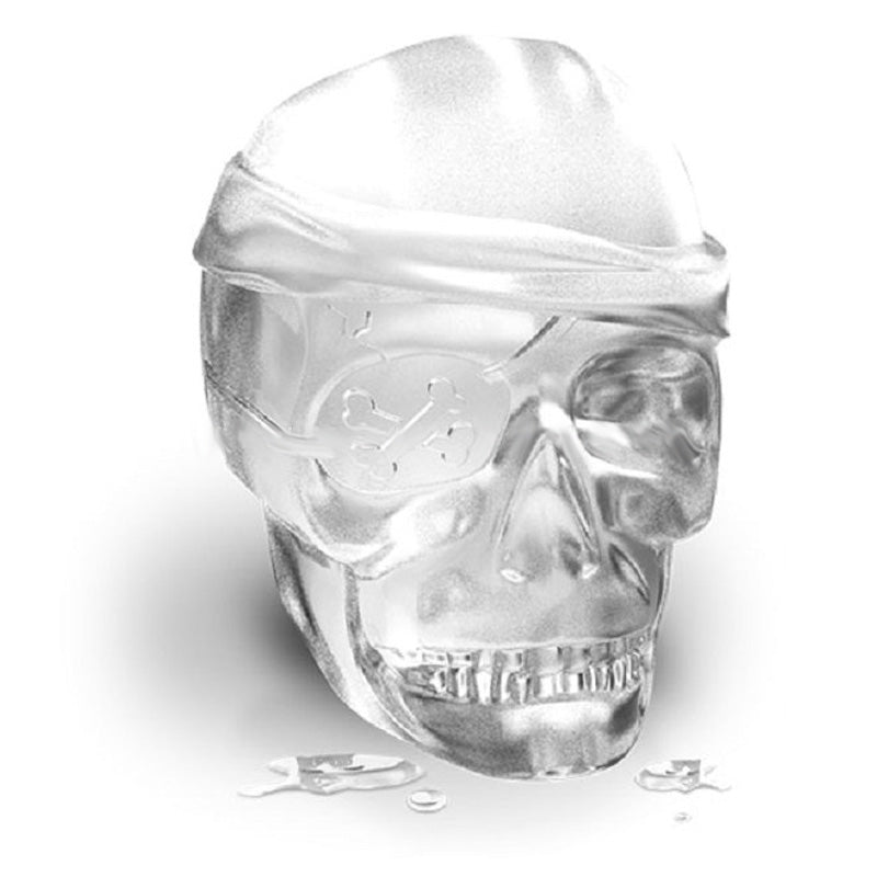 Skull Ice Mold Tray, Super Flexible High Grade Silicone Ice Cube Molds